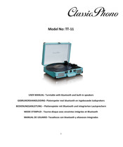 Classic Phono TT-11 Manual De Usuario