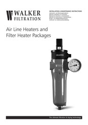 WALKER FILTRATION E511XA Manual De Instrucciones