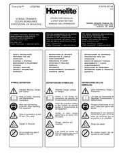 Homelite TrimLite UT20760 Manual Del Operador