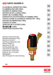 GCE SAFE-GUARD-5 Instrucciones De Uso