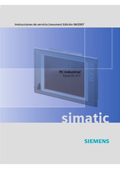 Siemens Simatic PC 477 Instrucciones De Servicio