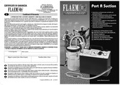 FLAEM NUOVA Port A Suction Manual De Instrucciones