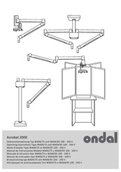 Ondal WA04/75 Manual De Instrucciones