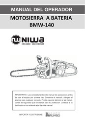 NIWA BMW-140 Manual Del Operador