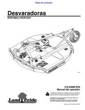 Land Pride RCR1860 Manual Del Operador