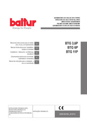 baltur BTG 6P Manual De Instrucciones Para La Instalación, El Uso Y El Mantenimiento