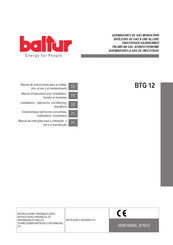 baltur BTG 12 Manual De Instrucciones