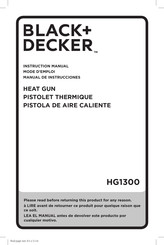 Black+Decker HG1300 Manual De Instrucciones