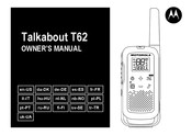 Motorola Talkabout T62 Manual Del Propietário