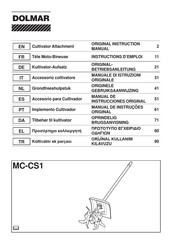 Dolmar MC-CS1 Manual De Instrucciones