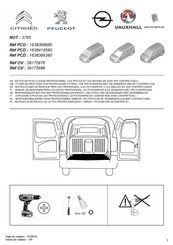 Citroen 1638398680 Instrucciones De Montaje