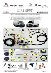 CITROEN 16 150 950 80 Instrucciones De Montaje