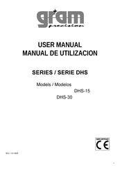 Gram Precision DHS Serie Manual De Utilización