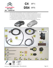 CITROEN 1609659180 Instrucciones De Montaje