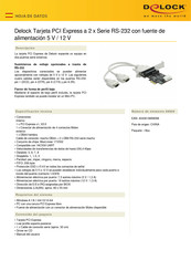 DeLOCK Serie RS-232 Manual Del Usuario