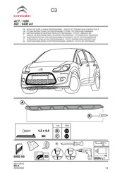 Citroen 9400 AX Instrucciones De Montaje