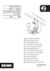 Brink WD11666 Instrucciones De Montaje