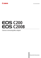 Canon EOS C200 Manual De Instrucciones