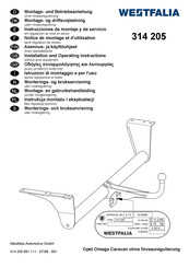 Westfalia 314 205 Instrucciones De Montaje