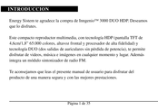 ENERGY SISTEM Inngenio 3000 DUO HDP Manual De Usuario