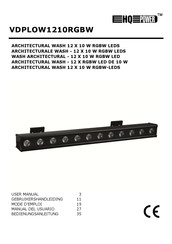 HQ-Power VDPLOW1210RGBW Manual Del Usuario