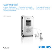 Philips GoGear micro jukebox HDD070/17B Manual Del Usuarioi