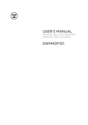 Westinghouse DWM40F1D1 Manual Del Usuario