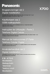 Panasonic EB-X700 Manual De Instrucciones