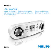 Philips ShoqBox GoGear PSS115/17X Manual Del Usuarioi