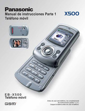 Panasonic EB-X500 Manual De Instrucciones