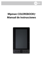 MPMan COLOREBOOK7 Manual De Instrucciones