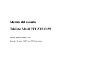 ZTE F159 Manual Del Usuario