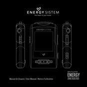 ENERGY SISTEM ENERGY 2020 Manual De Usuario