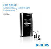Philips GoGear Jukebox HDD100/00 Manual Del Usuario
