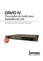 Inovonics Broadcast DAVID IV Guia Del Usuario