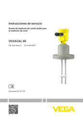 Vega VEGACAL 69 Instrucciones De Servicio