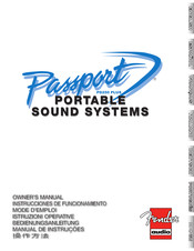 Fender PD250 PLUS Instrucciones De Funcionamiento