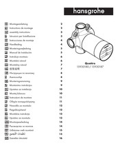 Hansgrohe Quattro 15930180 Instrucciones De Montaje