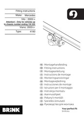 Brink WD14480 Instrucciones De Montaje