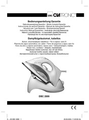 Clatronic DBC 2899 Instrucciones De Servicio