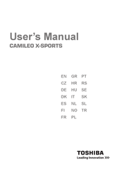 Toshiba CAMILEO X-SPORTS Manual De Usuario