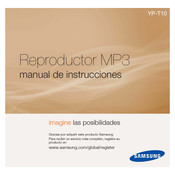 Samsung YP-T10 Manual De Instrucciones