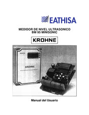 KROHNE BM 95 MINISONIC Manual Del Usuario