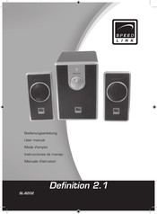 Speed Link Definition 2.1 SL-8202 Instrucciones De Manejo