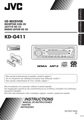 JVC KD-G411 Manual De Instrucciones