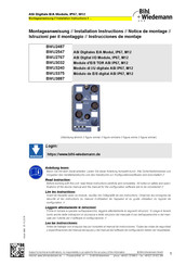 bihl+Wiedemann BWU2547 Instrucciones De Montaje