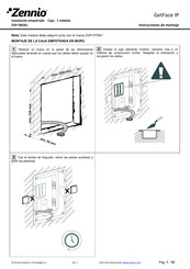 Zennio GetFace IP ZVP-FBOX1 Instrucciones De Montaje