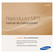 Samsung YP-P2 Manual De Instrucciones