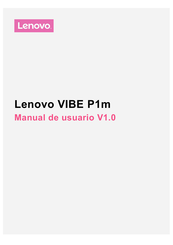 Lenovo VIBE P1m Manual De Usuario