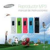 Samsung YP-U3 Manual De Instrucciones